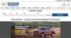 Desktop Screenshot of doanchevy.net